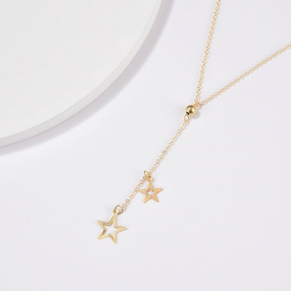 NEW Star Lariat Necklace Jewelry Pendant Romantic - Picture 3 of 6
